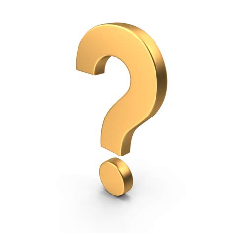 Gold Question Mark Png