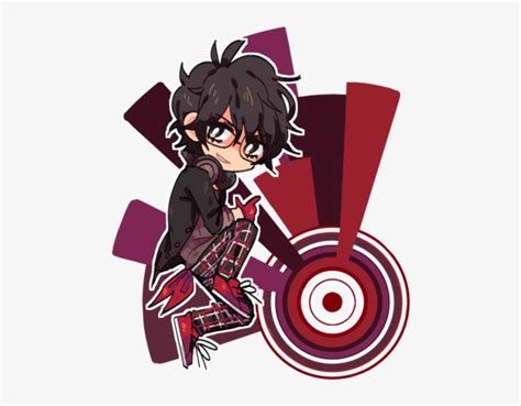 Smol Dancin Akira Video Game Anime Video Game Art Persona 5 Joker Chibi Transparent Png