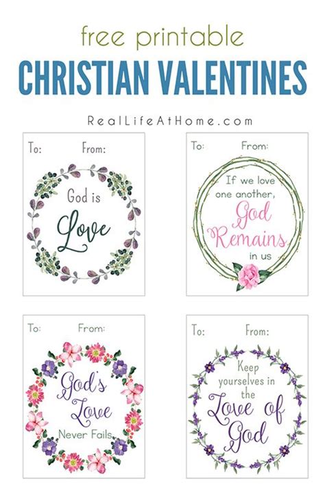Christian Valentine Free Printable Cards
