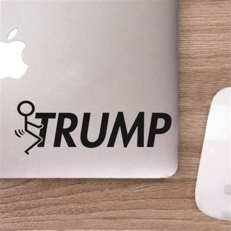 F It F Trump Fuck It Trump Funny Decal Stickerlaptop Tumbler Car Vinyl Decal Ebay