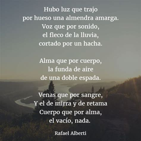Los Mejores Poemas De Rafael Alberti Versos Poemas Cortos Poemas