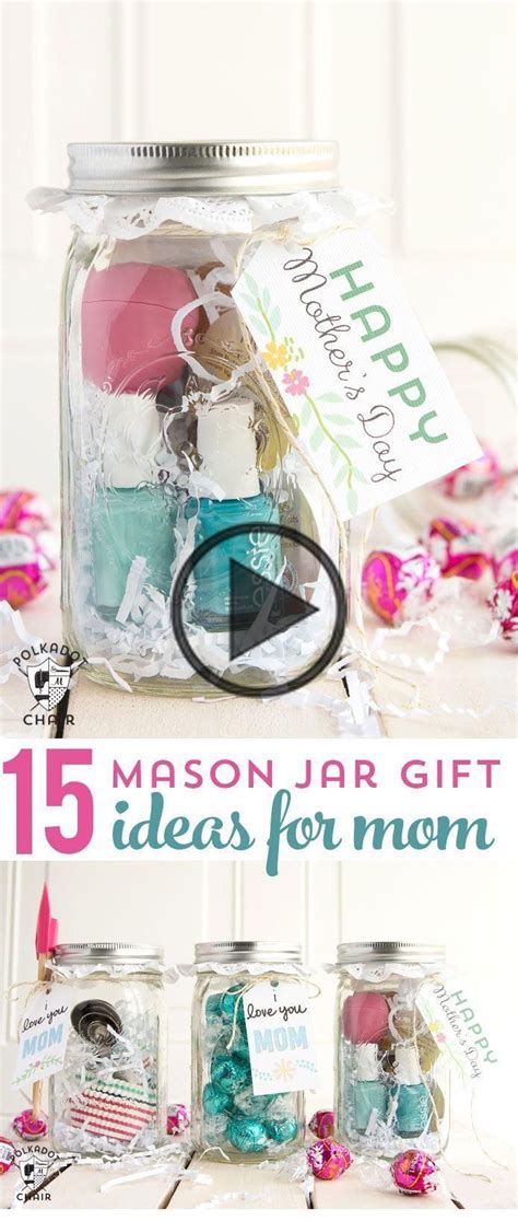 Made from real birthday cake candles covered in rolled wrapping paper, it is simple but super special. Last Minute Mothers Day Gift Ideas Cute Mason Jar Gifts in ...