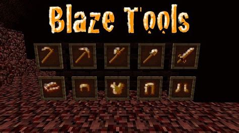 Blaze Tools And Armor 145 Modloader Minecraft Mod