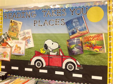 Snoopy On The Go For Reading Snoopy Classroom Classroom Charts