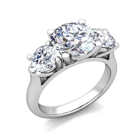 Stone setting tips and tricks with blaine lewis. 3 Stone Ring Setting in Platinum (without diamonds ...