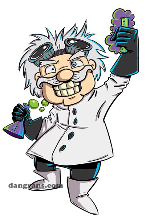 Mad Scientist Cartoon Png