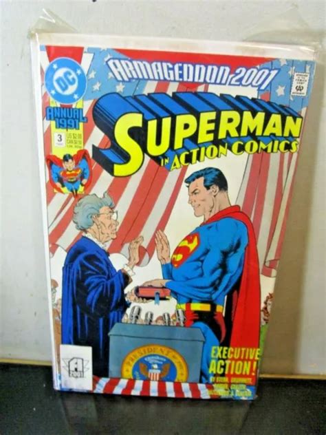 Superman In Action Comics Annual 3 Dc Comics 1991 Sac Embarqué Eur 4