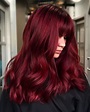 Vibrant Red Hair, Dark Red Hair Color, Vivid Hair Color, Hair Dye ...