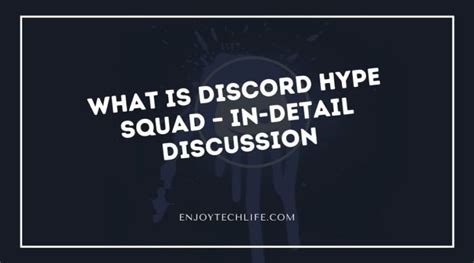 What Is Discord Hype Squad In Detail Discussion Enjoytechlife