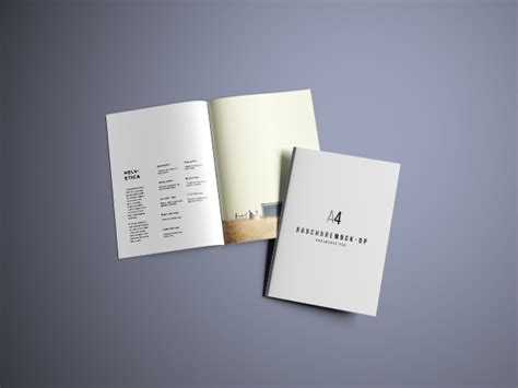 We collect the best mockups in the one place. Free A4 Brochure Mockup Psd