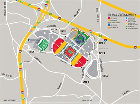 Arrowhead Stadium Map