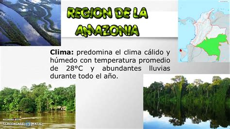 Las Regiones Naturales Las Regiones Naturales De Colombia CLOUDYX