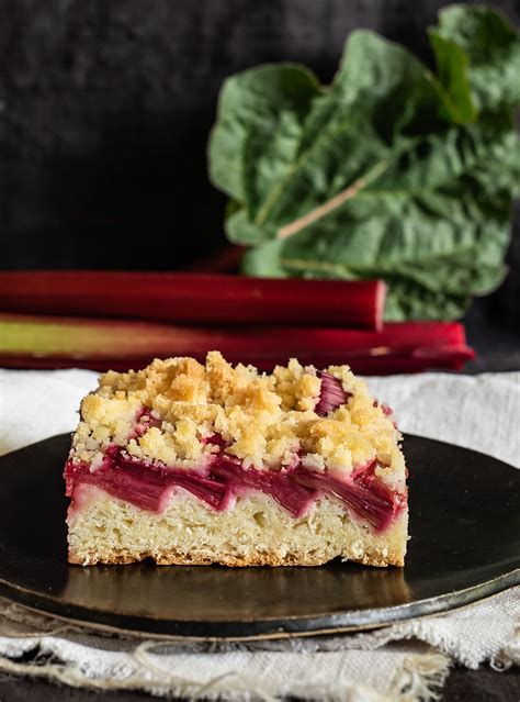 Super Saftiger Rhabarberkuchen Vom Blech Mit Zwillingsteig