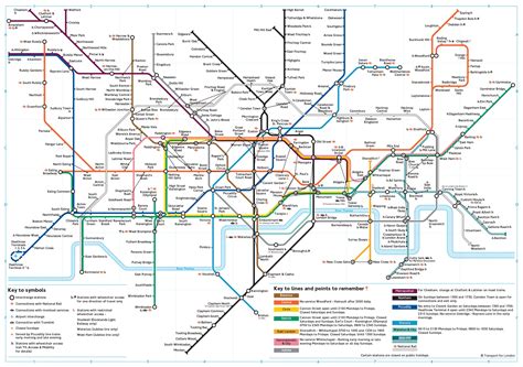 London London Underground Map London Tube Map London