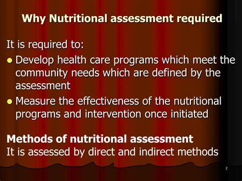Ppt Assessing Nutritional Status Powerpoint Presentation Free