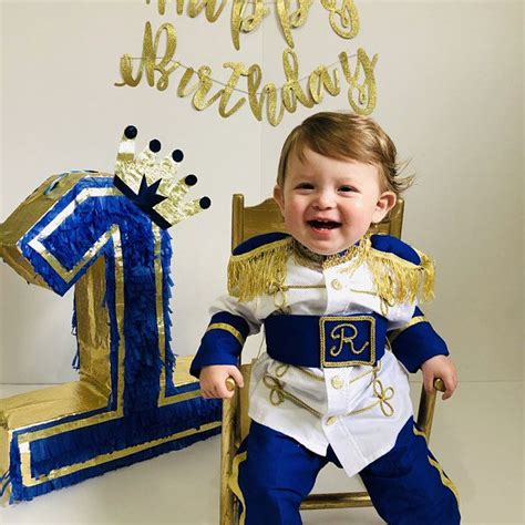 Baby Boy Prince Costume Personalized Prince Charming Outfit First