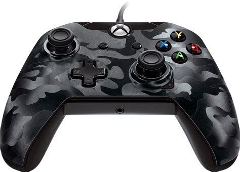 Pdp Wired Controller For Pc And Microsoft Xbox One Black Camo Own Furnishings