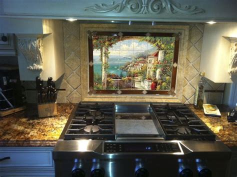 Find great deals on ebay for kitchen backsplash tile murals. Image result for italian mural with updated tile | Decor in Kitchen | Pinterest | Kitchen ...