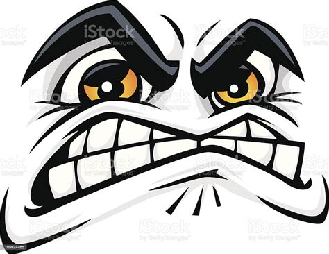 Cartoon Angry Face Stock Illustration Download Image Now Anger