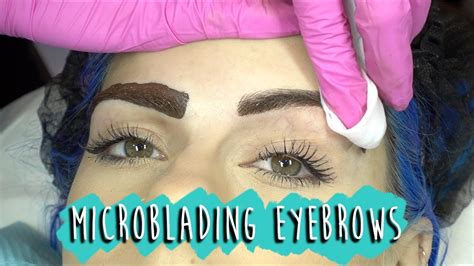 My Microblading Eyebrows Experience Youtube
