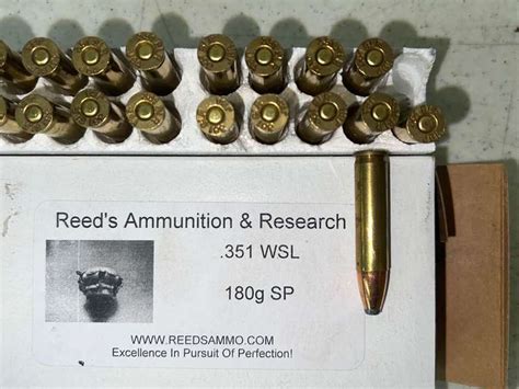 20 Rounds Of 351 Wsl Ammunition Gavel Roads Online Auctions