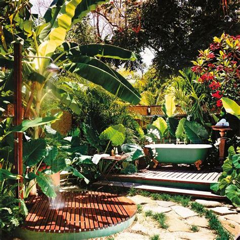 20 Tropical Outdoor Showers With Peaceful Feeling Home