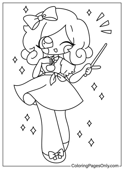 Cute Miss Delight Coloring Page Free Printable Coloring Pages
