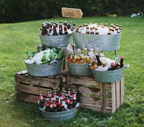 34 The Best Rustic Wedding Decor Ideas That Will Inspire You Wedding Drink Station Galvanized