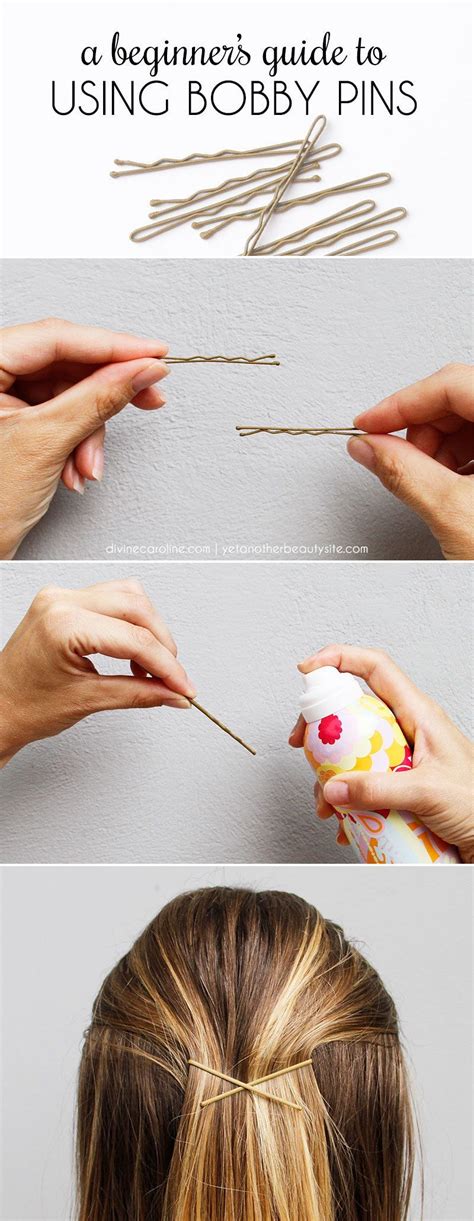 How To Use Bobby Pins A Beginner S Guide More Bobby Pins Bobby