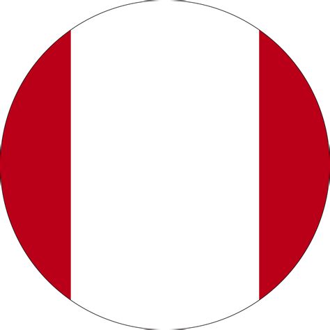 Bandera Circular De Perú 11571527 Png