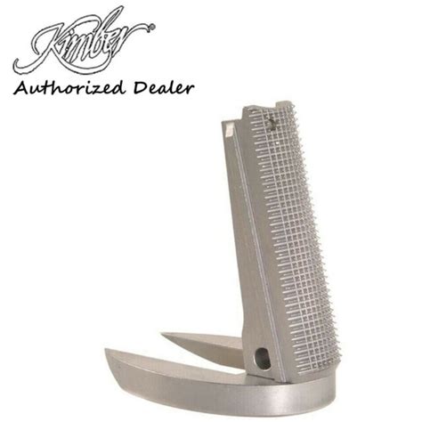 Kimber Mainspring Housing With Magazine Well Fs Flat Stainless Part