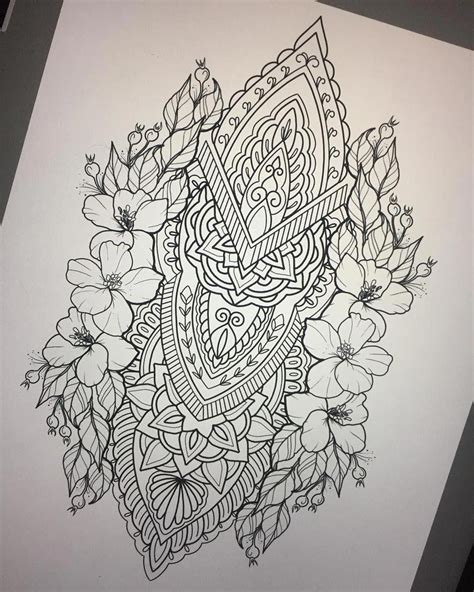 Mandella Tattoo Mandalatattoo Mandala Tattoo Design Flower Tattoo