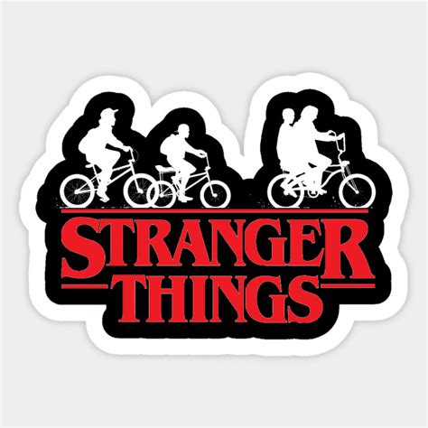 Stranger Things Logo Stranger Things Sticker Teepublic