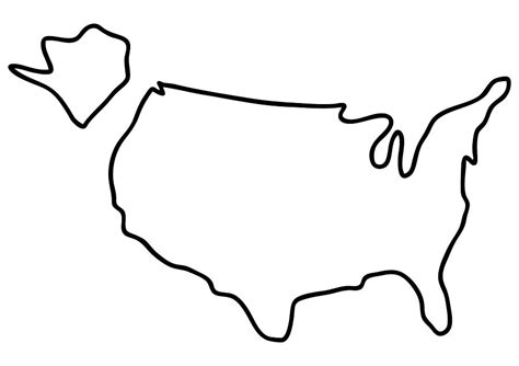 America Usa Map Drawing By Lineamentum Pixels