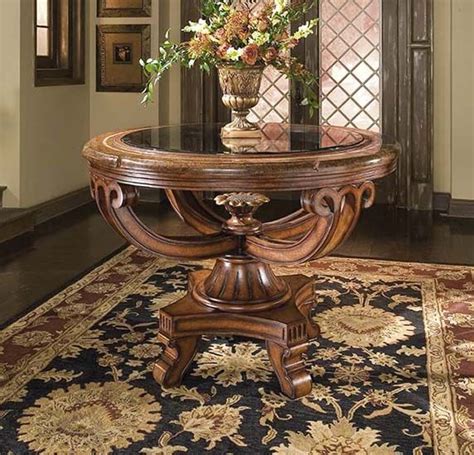 Gorgeous Foyer Table For Elegance Round Foyer Table Foyer Furniture
