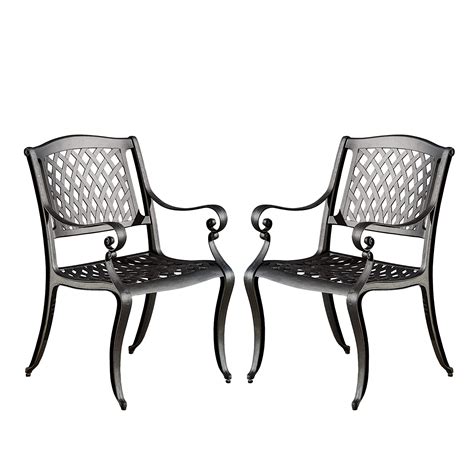 Best Cast Aluminum Patio Dining Chair Home And Home
