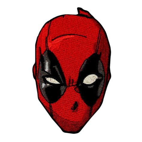 Deadpool Face Mask Iron On Patch Marvel Comic Anti Hero Craft