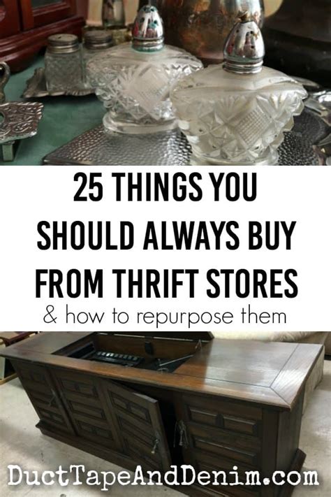 Thrift Store Shopping 25 Things You Should Always Buy At Thrift Stores