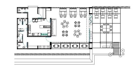 Coffee Bar Layout Plan Autocad Drawing Dwg File Cadbull Images And