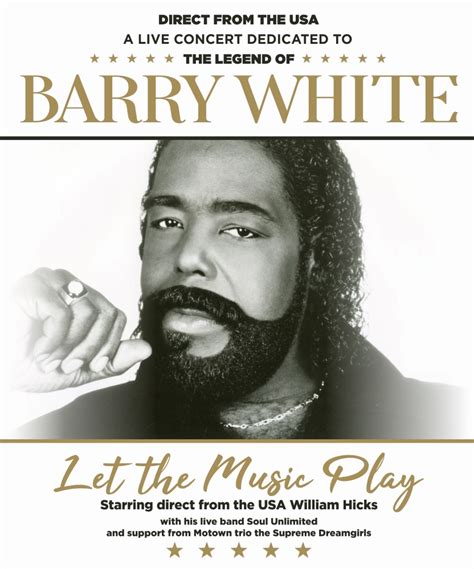 The Legend Of Barry White Let The Music Play 18 June 2023
