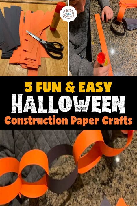 5 Fun And Easy Construction Paper Halloween Crafts How Wee Learn