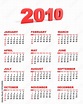 Foto de Calendario 2010 eng do Stock | Adobe Stock