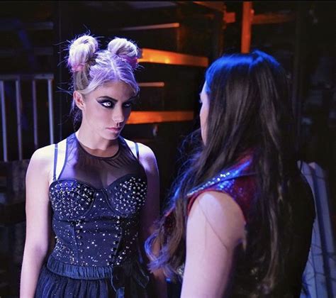 Alexa Bliss And Nikki Cross Backstage On Raw Alexa Wwe Female