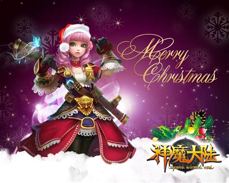 Anime Christmas Girls 16 Hd Wallpaper