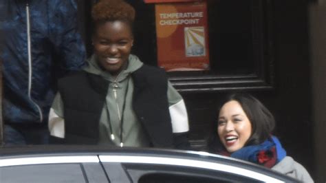 Strictly S Nicola Adams And Katya Jones Leave Filming Together After Being Confirmed As The Show