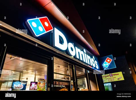 Dominos Pizza Shop Front Hi Res Stock Photography And Images Alamy