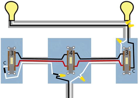 Schematic 4 Way Switch Wiring Diagram Light Middle Database