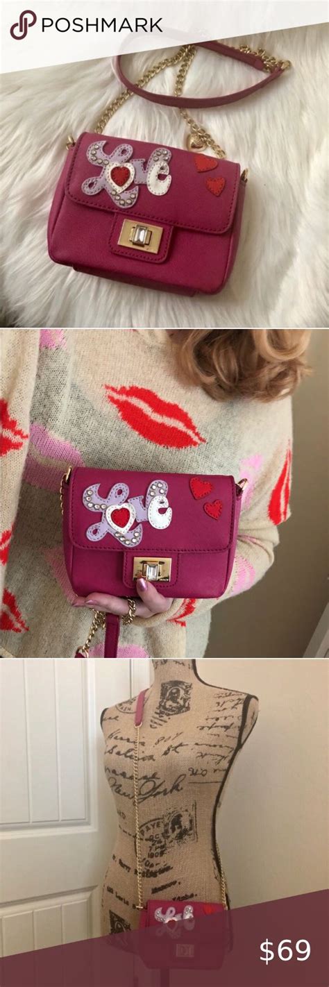 Juicy Couture Love Heart Valentine Crossbody Bag Juicy Couture Love