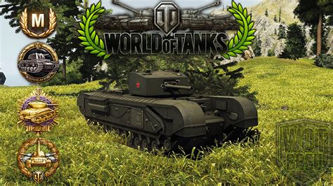 World Of Tanks Churchill 3 10 Kills 27k Damage 1vs8 Replayhd