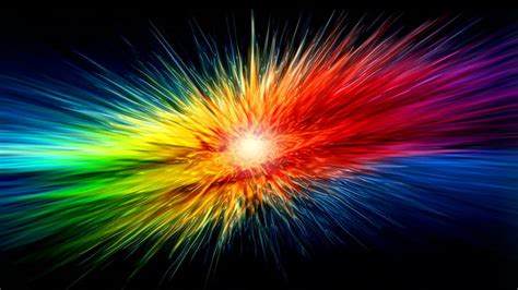 Hd Wallpaper Colorful Abstract Rainbows Digital Art Artwork